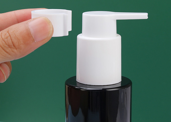 PETG Plastic Lotion Bottles 100ml Black PET Bottle BPA LEAD FREE