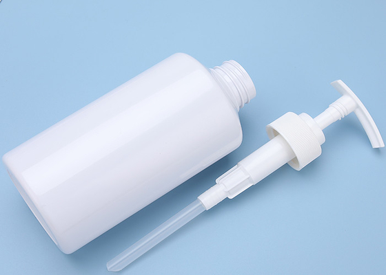 Transparent White Lockable PET Pump Bottle 29mm Soap Dispenser Bottle