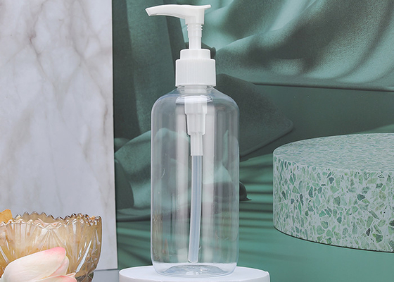 Clear 20/410 Pet Pump Bottle Round For Cosmetics
