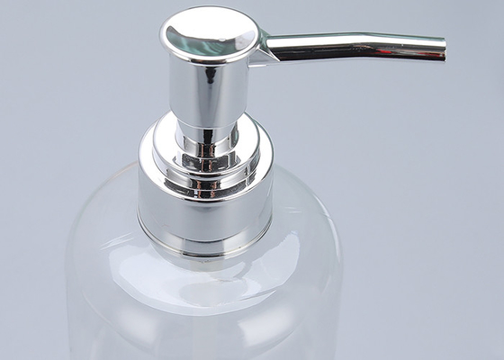 Empty Shampoo Bottle with  Stainless Steel Pumps plastic  Bottles for Essential Oils, Lotions and Liquid Soap