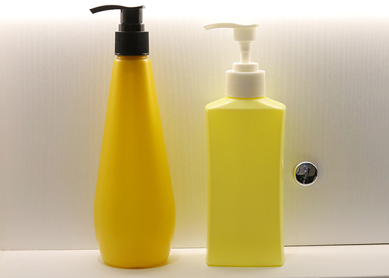 Yellow Empty 250ml Liquid PET Bottle 250ml Screen Printing ISO9001