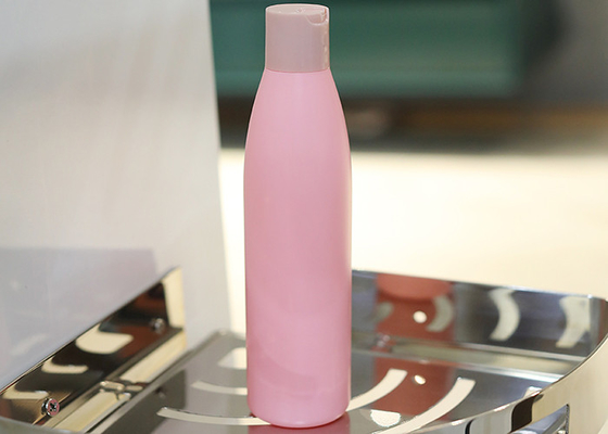 Shampoo 240ml PET Refillable Plastic Bottle With Disc Cap