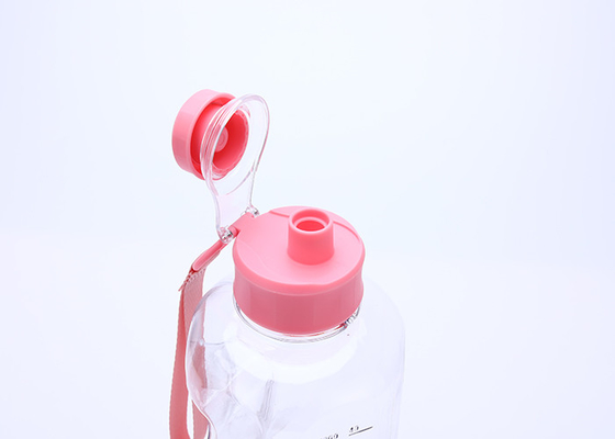 Leakproof Flip Top 2l Plastic Water Bottle With Handle BPA Free