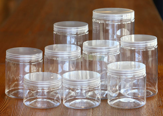 Favourite Custom Plastic Jars with Lids Transparent Plastic Jar Modern Plastic Jars with Popular Design