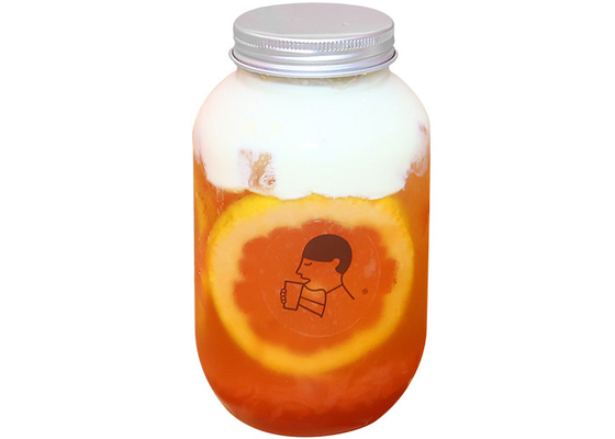 500ml Aluminum Cap Milk Tea Bottles 7.8*14cm Square Juice Bottles