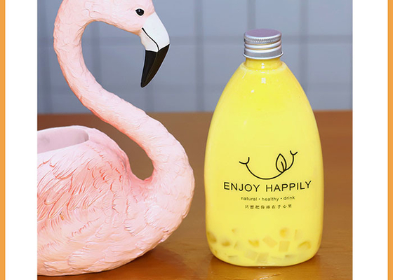 300ml Transparent PET Milk Tea Plastic Bottle 100% Food Grade