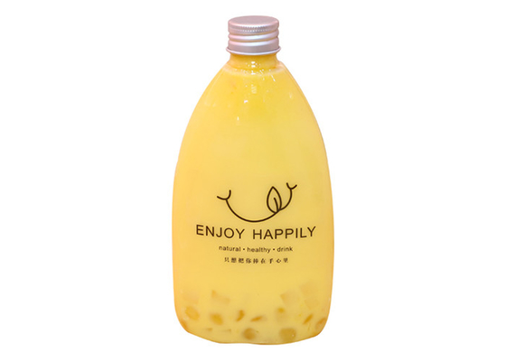 300ml Transparent PET Milk Tea Plastic Bottle 100% Food Grade