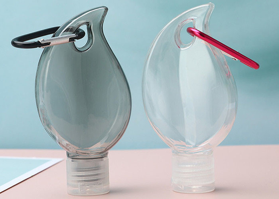 Leaf shape Empty Keychain Travel Hand Sanitizer Bottle 50ML