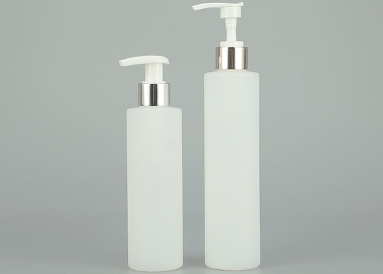 150ml 200ml  Empty Refillable  Plastic shampoo bottle   lotion bottle  With Gold And Silver Press Cap