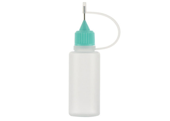 20ml PE Plastic Squeezable Dropper Bottles with Needle Tip Caps for E-liquids, All Liquids Bottles