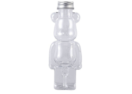 Snack Storage 38mm PET Plastic Honey Bear Bottles 400ML 500ML