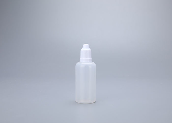30ml 50ml E Liquid Bottle Tamperproof Cap PE Plastic Bottle