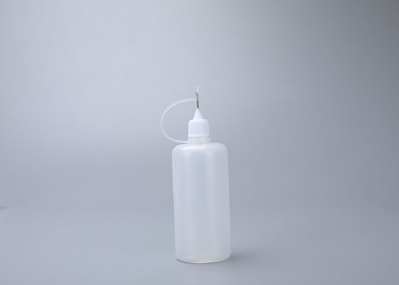 50ml Squeezable Plastic Washing Up Liquid Bottle Reusable With Steel Needle Dropper