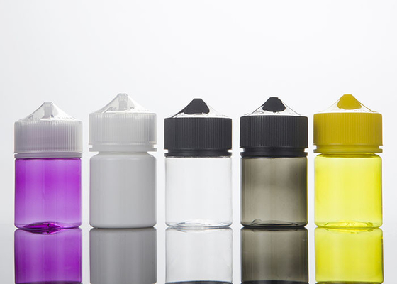 ISO9001 60ml Mini Empty Squeezable Liquid Dropper Bottle with Cap With Tamper Cap