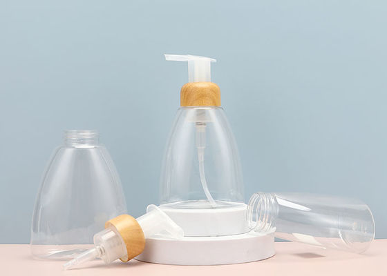 Surface Hand Labeling Foam Dispensing Bottle Compatible with Skincare Products Offering Foam Delivery and Ergonomic Design