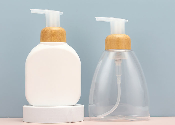 Foaming Hand Soap Pump Bottle PET Plastic Refillable Eco Friendly