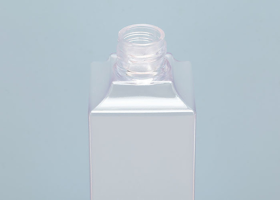 Plastic Clear Bottles BPA Free Squeezable With Disc Cap
