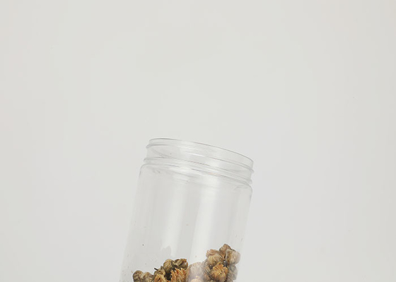 Pressure Sensitive Sealing Clear Plastic Jars With Lids