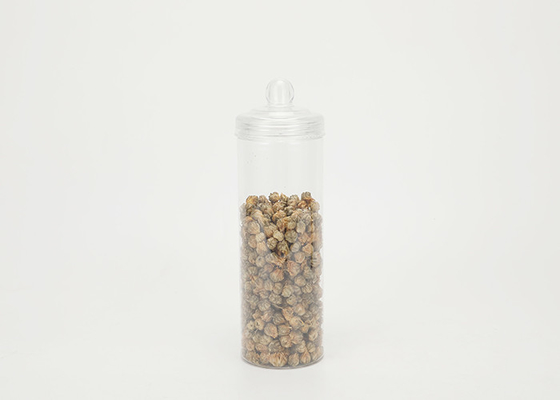 650ML Flower Tea Bottle Plastic Pet With Personalized Screw Pagoda Shape Lid