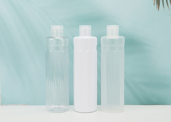 Flip Top Cap 300ml PET Bottle with Screw top For Cosmetic Lotion Shampoo