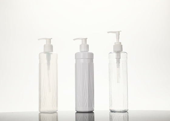 Custom 300ml Plastic PET Pump Bottle For Cosmetic Shampoo