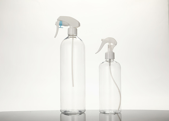 PET Squeeze White Clear Plastic Trigger Spray Bottle 500ml 1000ml