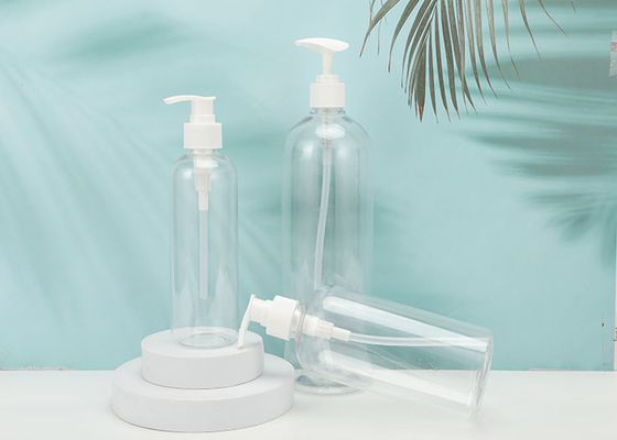 PET Empty Plastic Pump Bottles 500ml 1000ml For Shampoo Lotion