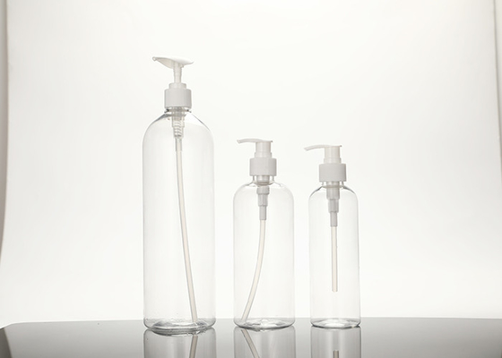 PET Empty Plastic Pump Bottles 500ml 1000ml For Shampoo Lotion