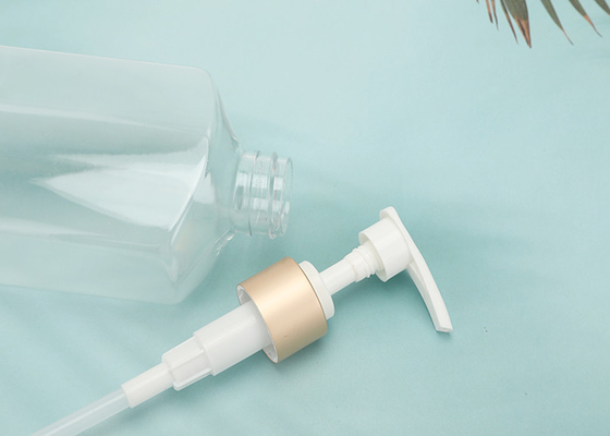 Clear 350ml Empty Pump Shampoo Bottles For Hand Washing PET Plastic