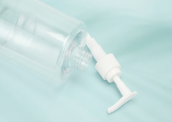 Flat Shoulder Hand Sanitizer 500ml PET Pump Bottle With Cap