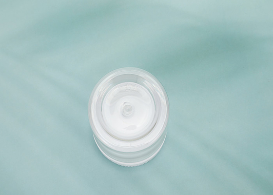 100ml Clear Empty Refillable Round Plastic Jar With Lids And Labels BPA Free