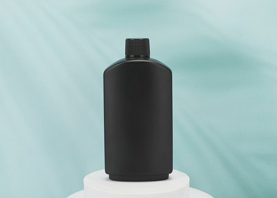 Square And Flat 4oz Plastic HDPE Shampoo Bottles 120ml for ink