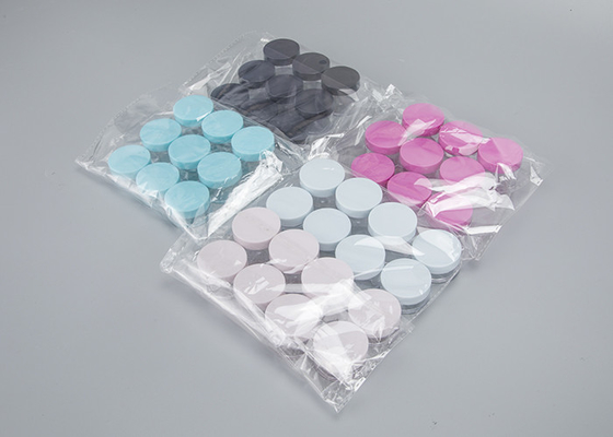 Ps Cosmetic Plastic Jars With Lids Empty Clear Round
