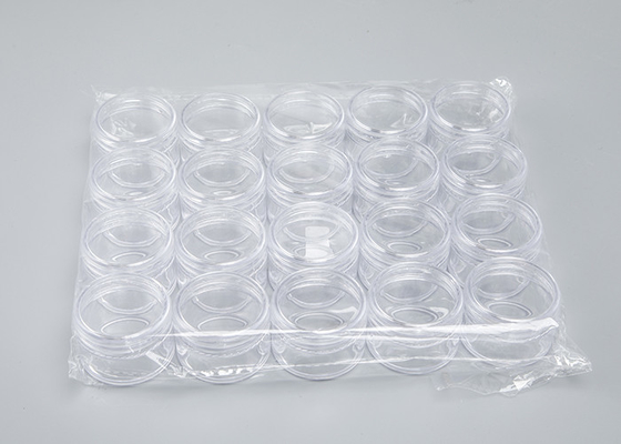 50g 100g 250g 500g Refillable Empty Makeup Pot Plastic Container Sample Cosmetics Box Cream Jar
