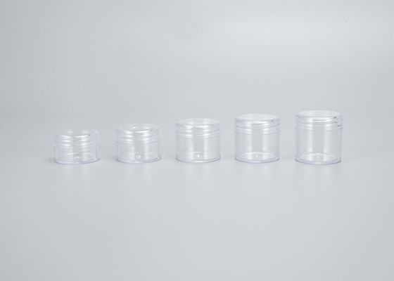 5g 30g Cosmetic Sample Container With Screw Cap Lid Plastic Round