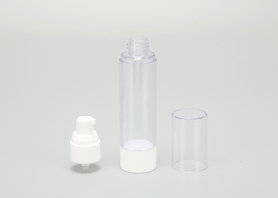 15ml 30ml 50ml White Plastic Pump Bottle Refillable forlotion