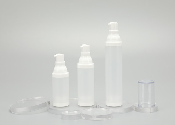 Clear Airless Cosmetic Cream Airless Pump Bottle Travel Size Refillable