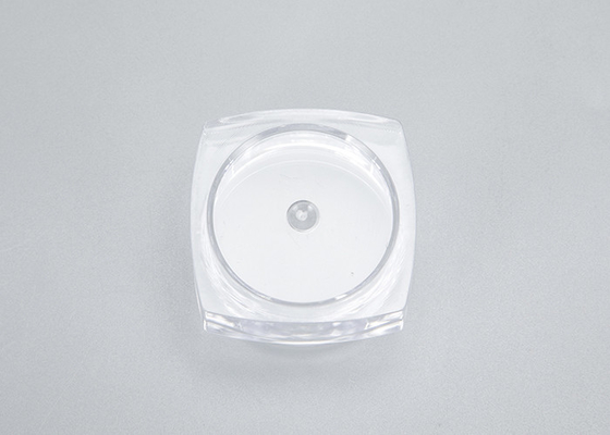 Empty Transparent Square Plastic Containers With Lids 3 / 5 / 10g