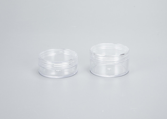 Cosmetic Lotion Cream Clear Round Containers With Lid 10g 15g 30g