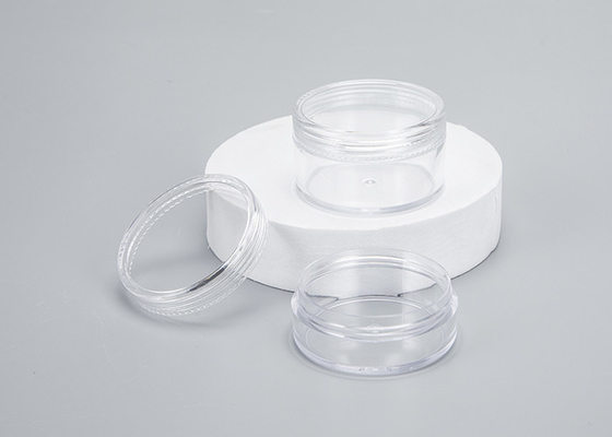 Cosmetic Lotion Cream Clear Round Containers With Lid 10g 15g 30g