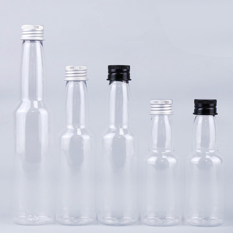 Mini Liquor Bottles 50ml Mini Empty Plastic Wine Bottles Plastics Liquor Bottles