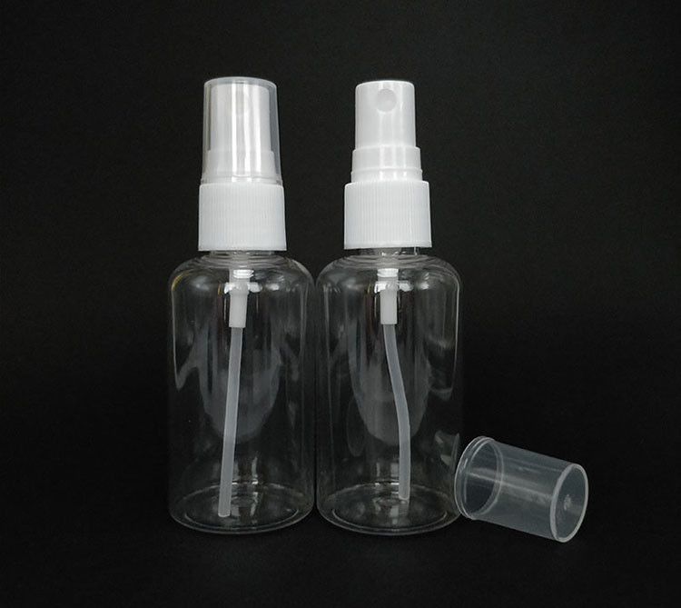 High-capacity 100ml 120ml 150ml 200ml 250ml 500ml Clear White Amber Blue PET Plastic Cosmetic Packaging Spray Bottle