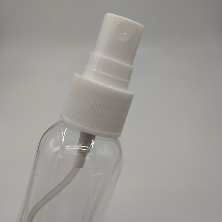 Wholesale Custom 1Oz 2Oz 30Ml 50Ml150Ml Empty Transparent Clear Boston Round Spray Pump Plastic Pet Bottles For Alcohol