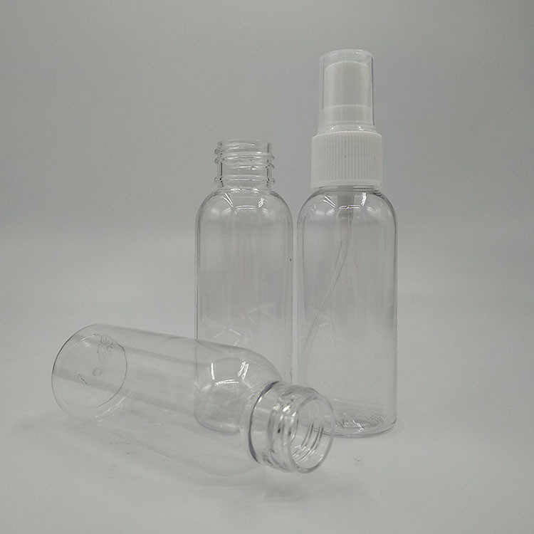 Classic Transparent PET Plastic Spray Bottle For Daily Use In Various Sizes