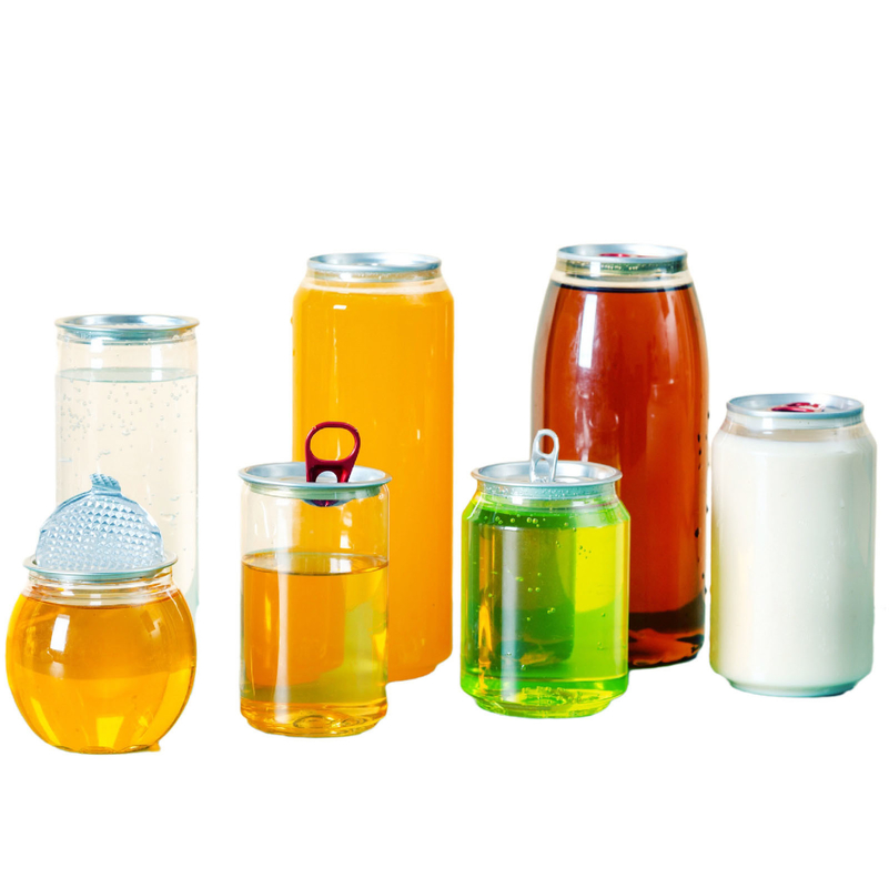 Square Round Screw On Lid Milk Tea Bottles 0.5kg Capacity With Insulation / Leak Proof Features
