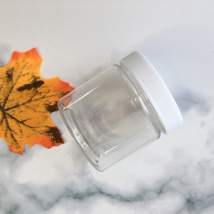 Versatile Plastic Jar Storage Plastic Jar Containers with Aluminum Foil Seal and Lid Options