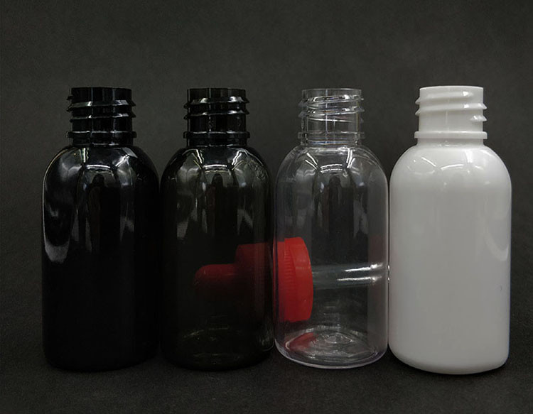 Customized Transparent Liquid Dropper Bottle /  E Liquid Bottle With Printing Color