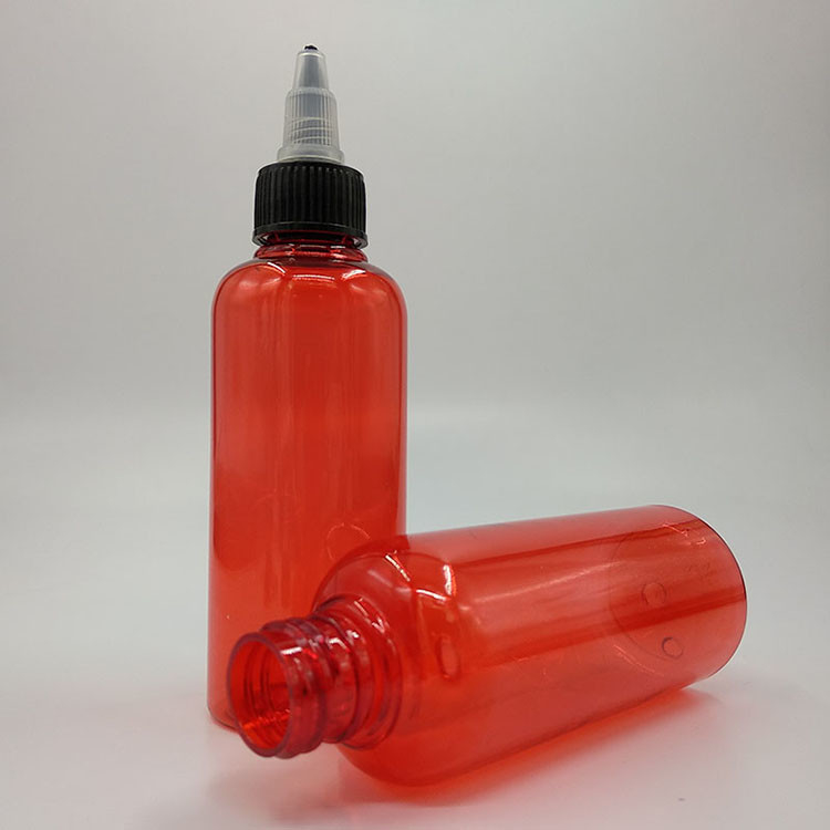 Customized Label Panel Plastic Screw Top Containers 15ml 30ml 50ml 70ml 80ml 100ml For Cosmetic Packaging