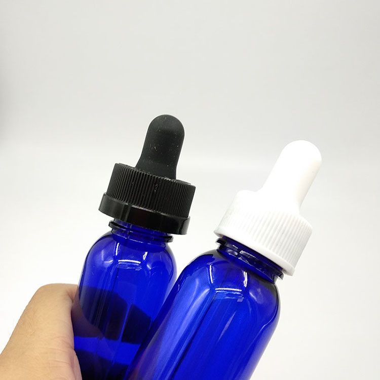 10ml Cap Type Dropper Dispenser Bottles Transparent Black Customize