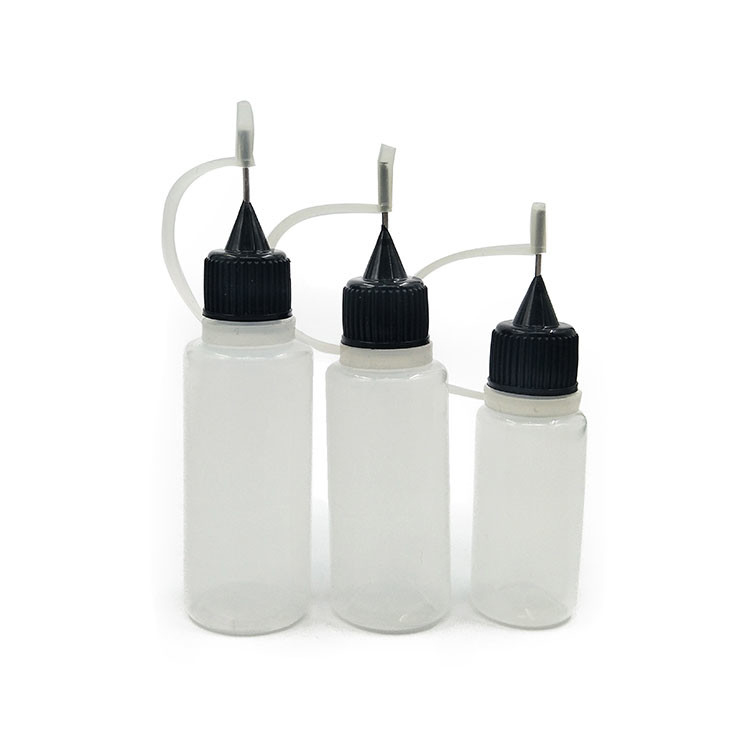 Screw Cap Sealing Type Small Bottles for Liquids Round Shape Closure